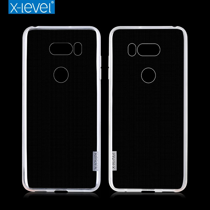 

X-Level For LG V30 Case High Quality Soft Silicone Cases Ultra thin Transparent TPU Case For LG V30 Protection Back Cover Coque