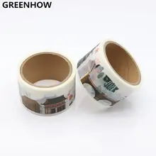 GREENHOW Washi Tape Adhesive Paper Tape School Office Supplies Decorative Tape Sticker 9018 GREENHOW Washi Tape Adhesive Paper Tape School Office Supplies Decorative Tape Sticker 9018