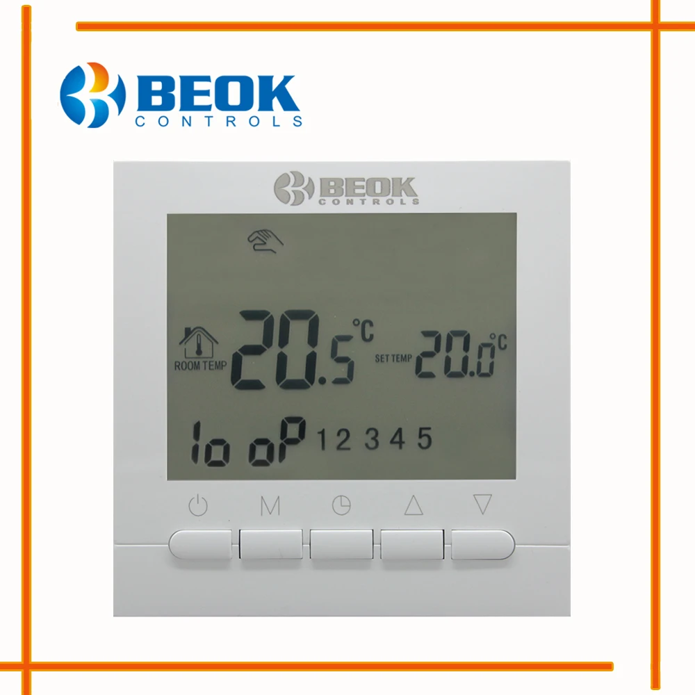 BOT-313W проводной Еженедельный программируемый цифровой настенный термостат для комнаты газовый котел термостат Температура управления