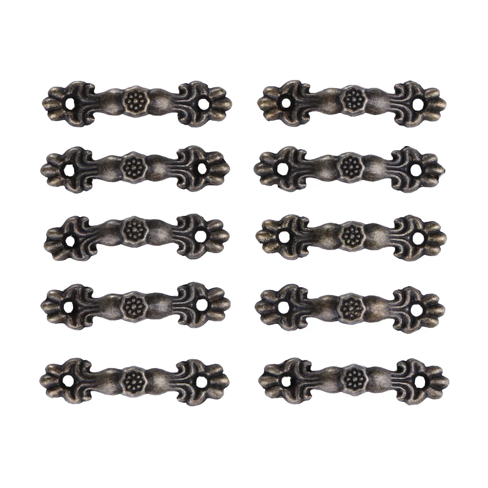 20 Pcs European Style Metal Bronze Jewelry Box Case Wooden Box Handle Drawer Knob Pulls Handle