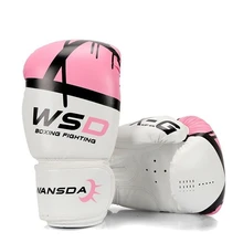 Боксерские перчатки для взрослых кожаные перчатки-митенки для женщин и мужчин унисекс защита для рук