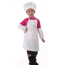 Хлопковый Белый Детский фартук и шляпа повара Детский фартук для приготовления пищи Avental de Cozinha Divertido передник фартук