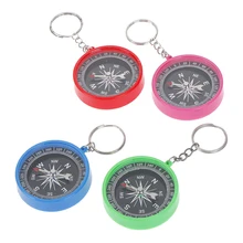 1 шт. брелок Мини Компас поиск пути Hiker Navigator утилита шестерни выживания Брелок с компасом для наружного кемпинга Пешие прогулки
