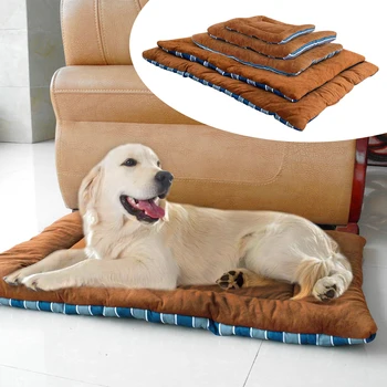 

Winter Dog Cat Cushion Mat Soft Puppy Sleep Bed Kennel Warm Thick Pet Blanket Pad Matress Sofa For Small Medium Large Dogs XS-XL