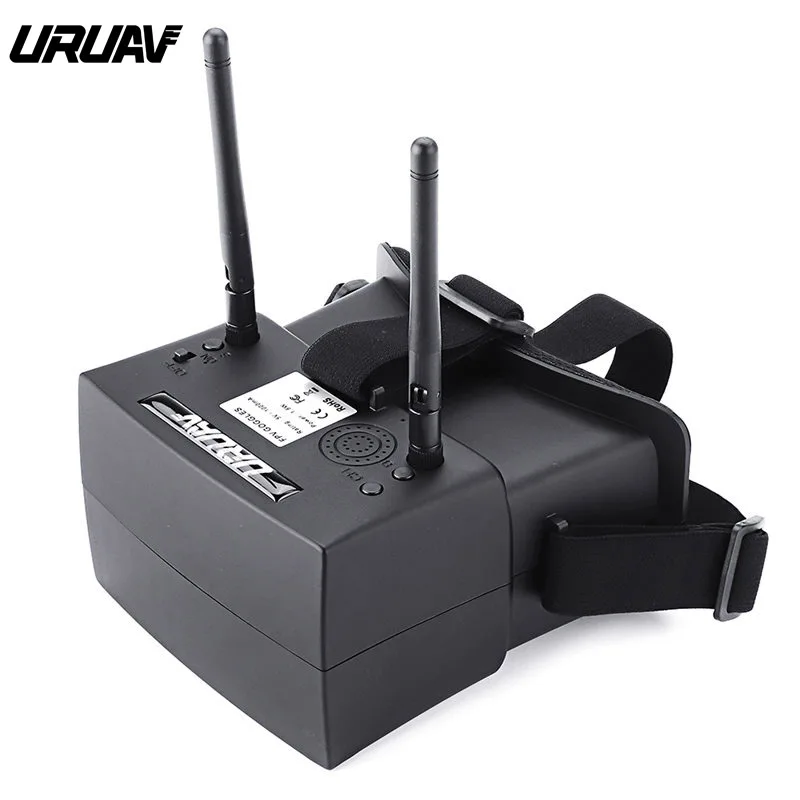 

URUAV 5.8GHz 48CH 4.3 Inch Display Auto-Searching Built-in 3.7V 1000mAh Battery FPV Goggles For RC Models Multicopter DIY Parts