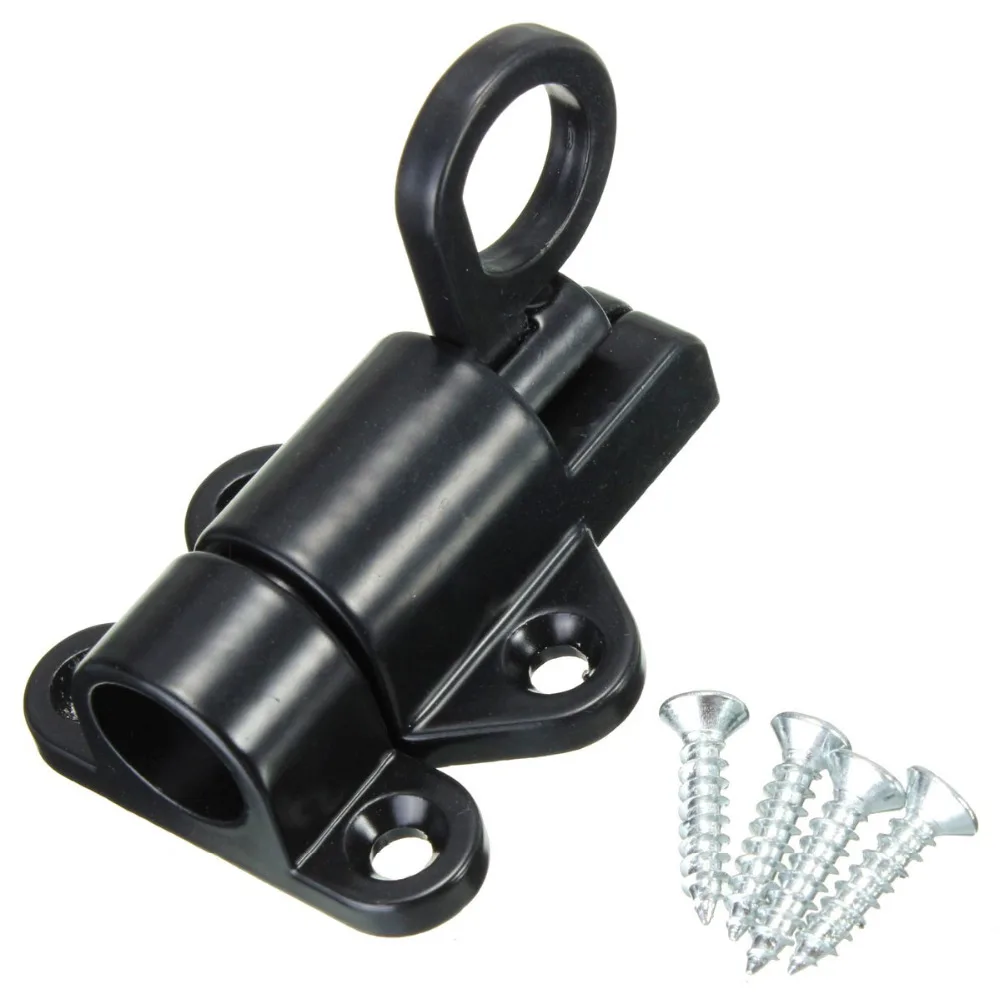 2PCS Spring Slide Bolt Aluminum Window Door Latch Lock Self Closingin