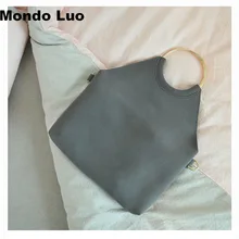 Для женщин кольцо сумки женские кашемир шлифования Сумочка нескольких Функция