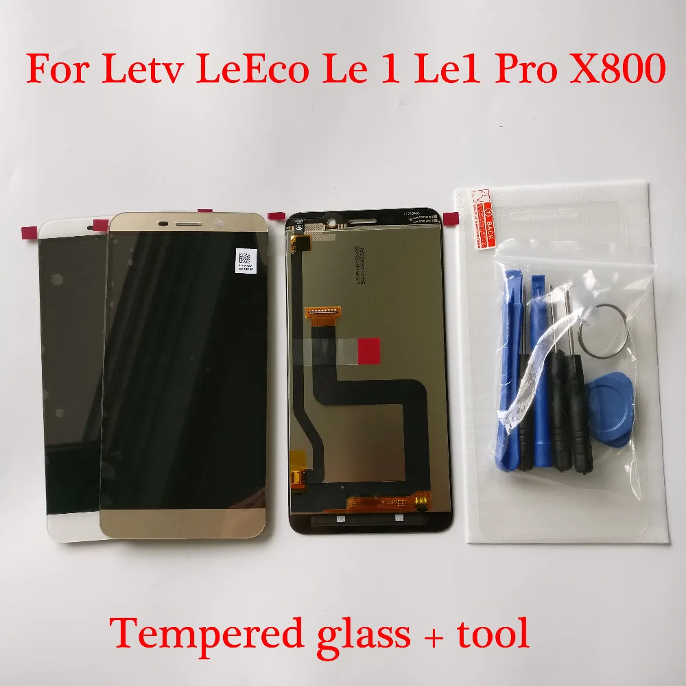 

Original White/Gold For Leeco Letv Le 1 Pro LCD Screen + Touch Display + Tools Replacement LCD Screen For Letv Le One Pro X800
