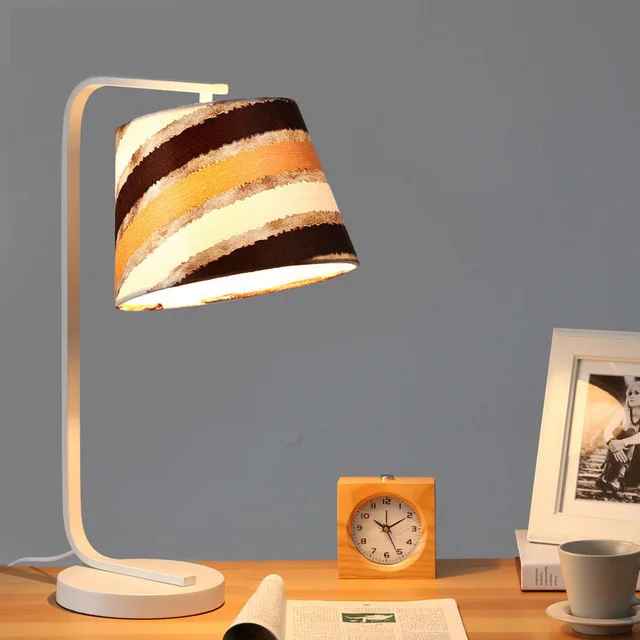 

2016 Europe style table lamp modern decoration bedroom study room light adjustable lampshade desk light