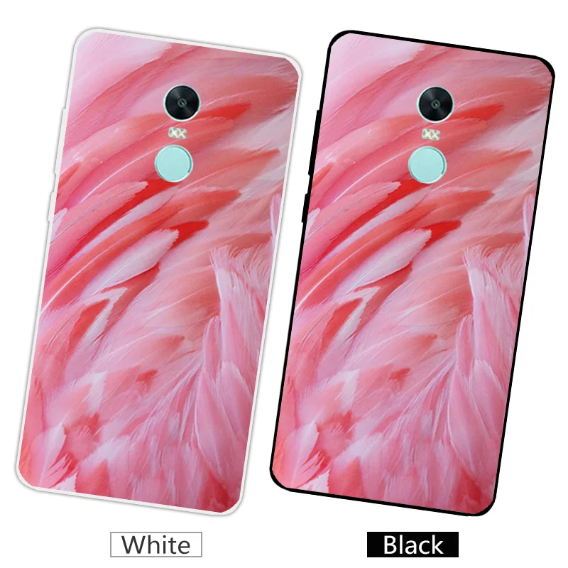 Для Xiaomi Redmi Note 4X 4 X Coque Plumage задняя крышка для Чехлы глобальной версии силиконовый
