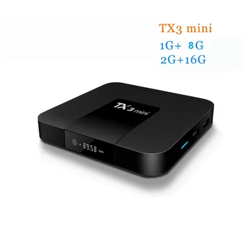

[WeChip] TX3 Mini 4k android 7.1 smart tv box 1G+8G/2G+16G S905W Quad-Core mi box wifi HD Media Player pk x96 tv box set top box
