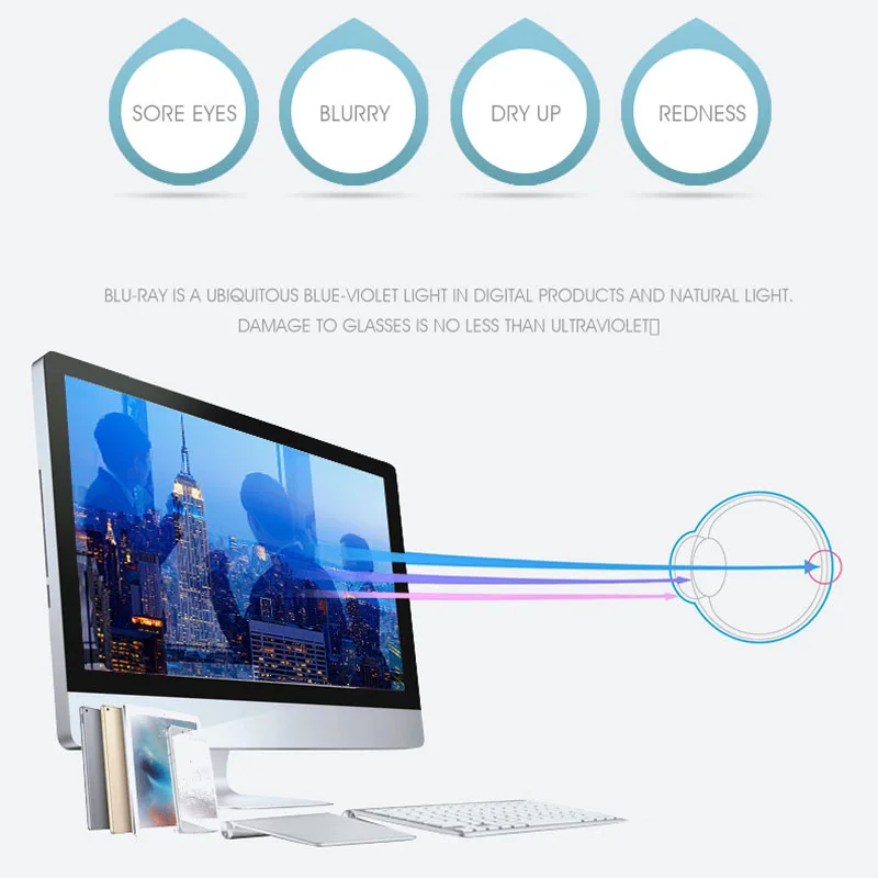 Skup VCKA Anti Blue Rays okulary kobieta okulary gry komputerowe kocie oko stop blokowanie odporne na promieniowanie człowiek okulary do czytania