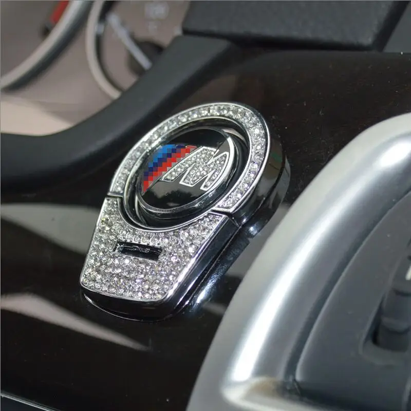 

Car Styling Engine Start Stop Ignition Key Ring For BMW 1 3 5 7 series X1 X3 X5 X6 F30 E90 E70 F10 F01 F15 F07 GT Z4 F15 F16 F25