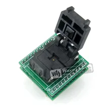 Plastroonics IC Тесты разъем и адаптер программирования QFN24 для DIP24(B) для QFN24 MLF24 MLP24 посылка IC 0,5 мм шаг 24 шпильки