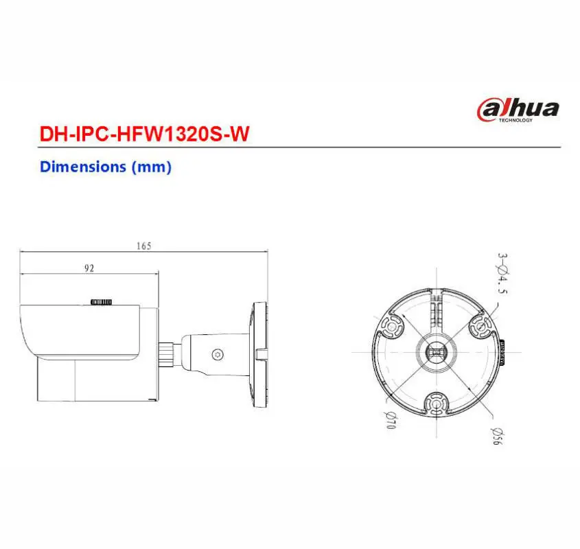  DaHua IPC-HFW1320S-W 3MP Mini Bullet IP Camera Day/ Night infrared CCTV Camera Support IP67 Waterpr - 32846783253