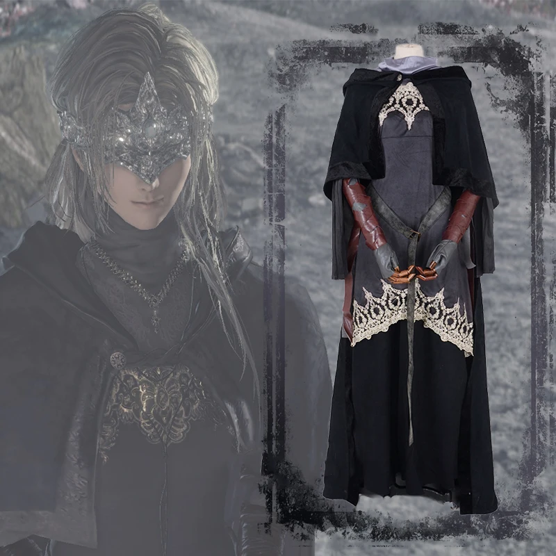 

Anime! Hot Game Dark Souls 3 fair keeper Gothic Dress Uniform Cosplay Costume Halloween Carnival Outfit For Women Free Shipping