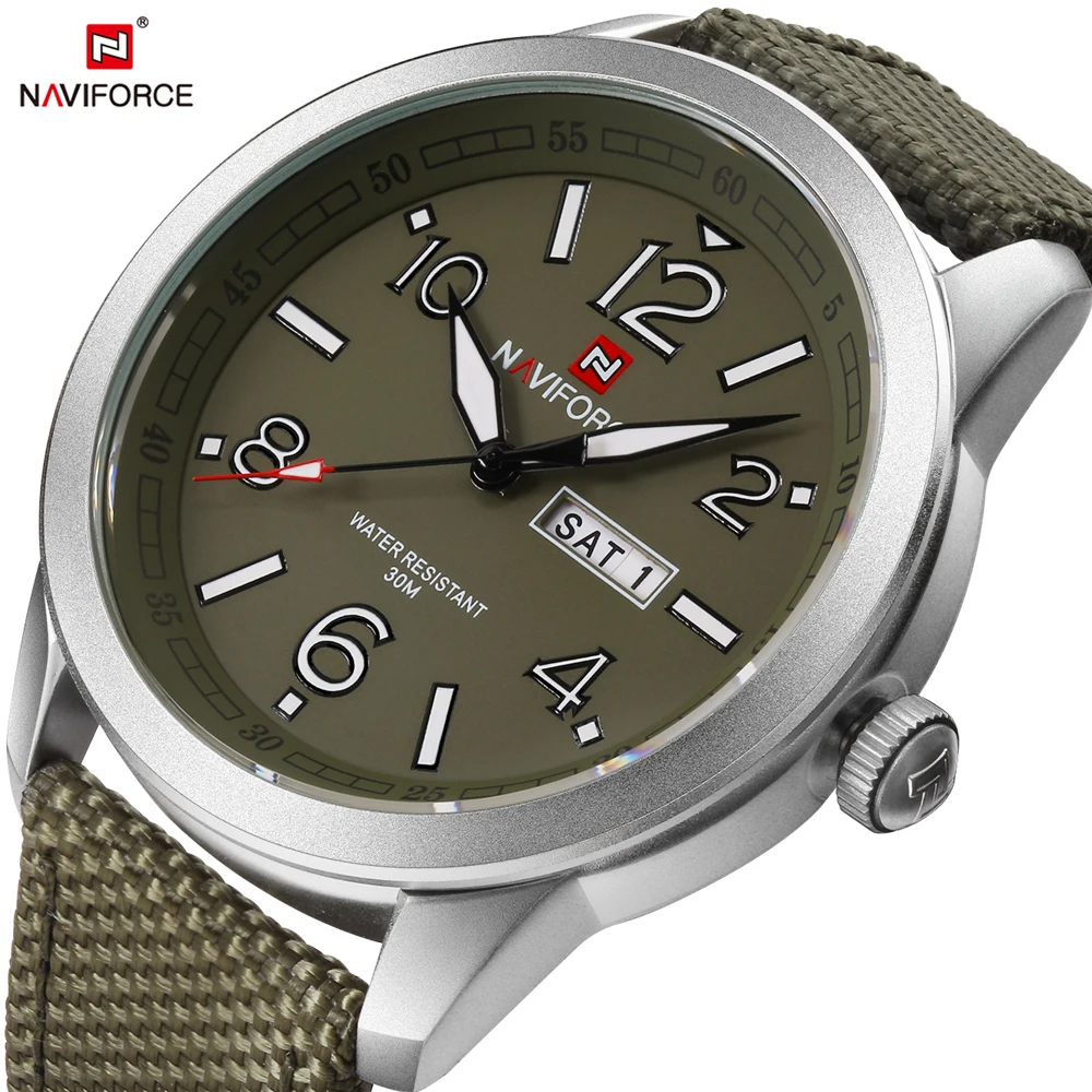 Online NAVIFORCE Sport Männer Uhr Army Military Herren Armbanduhr Woche Display Mode Casual Camping Männlichen Uhr Saat Relogio Masculino