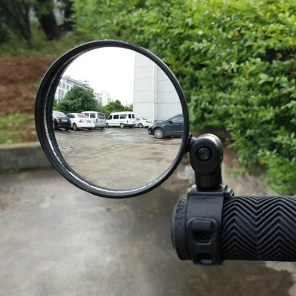 

Mini Adjustable Bike Rearview Mirror Bicycle Cycling Handlebar Back Eye Blind Spot Mirror Flexible Rear View Mirror 360 Degrees