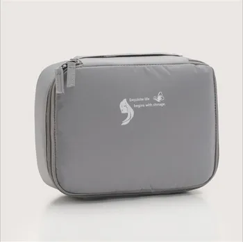 

Women Lady Cosmetic Case Travel Makeup Bag Toiletry Mini Storage With Handle Waterproof High Quality