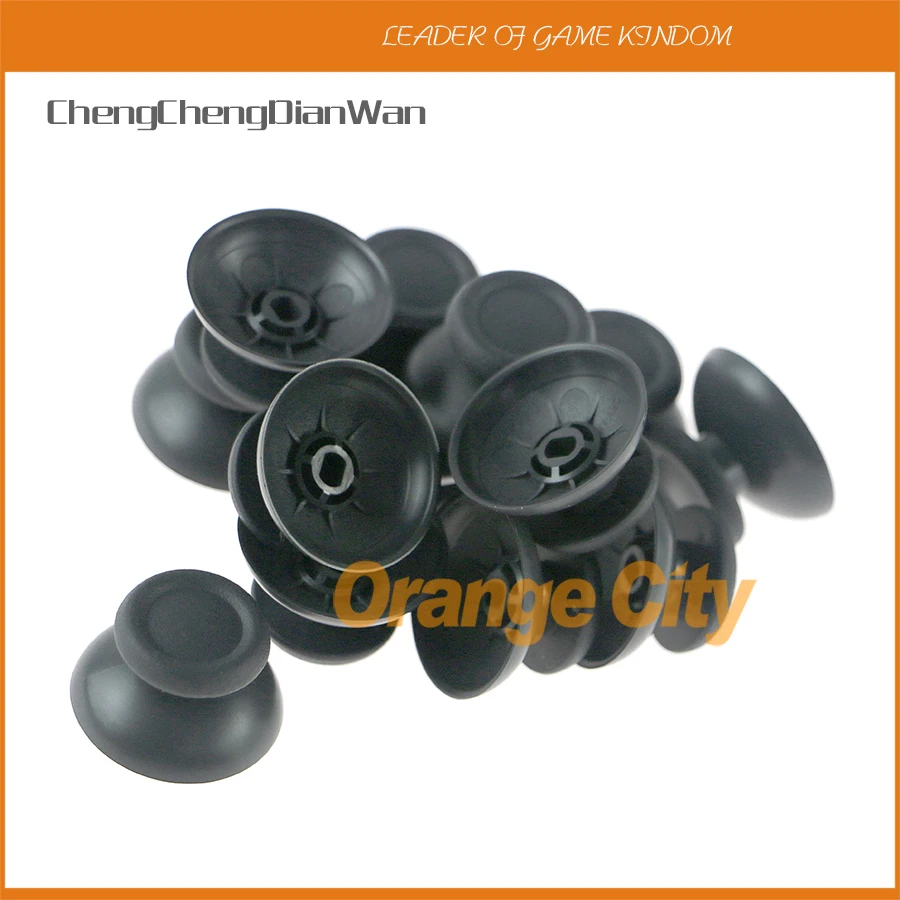 100 Pz Per Playstation 4 Ps4 Pro Slim Gomma Thumbstick 3D Joystick Cap Per Playstation 4 Grigio E Nero