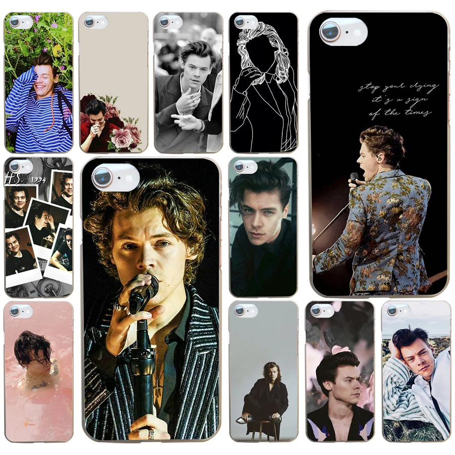

137AD Harry Styles Hard Transparent Cover Case for iphone 4 4s 5 5c 5s se 6 6s 8 plus 7 7 Plus X