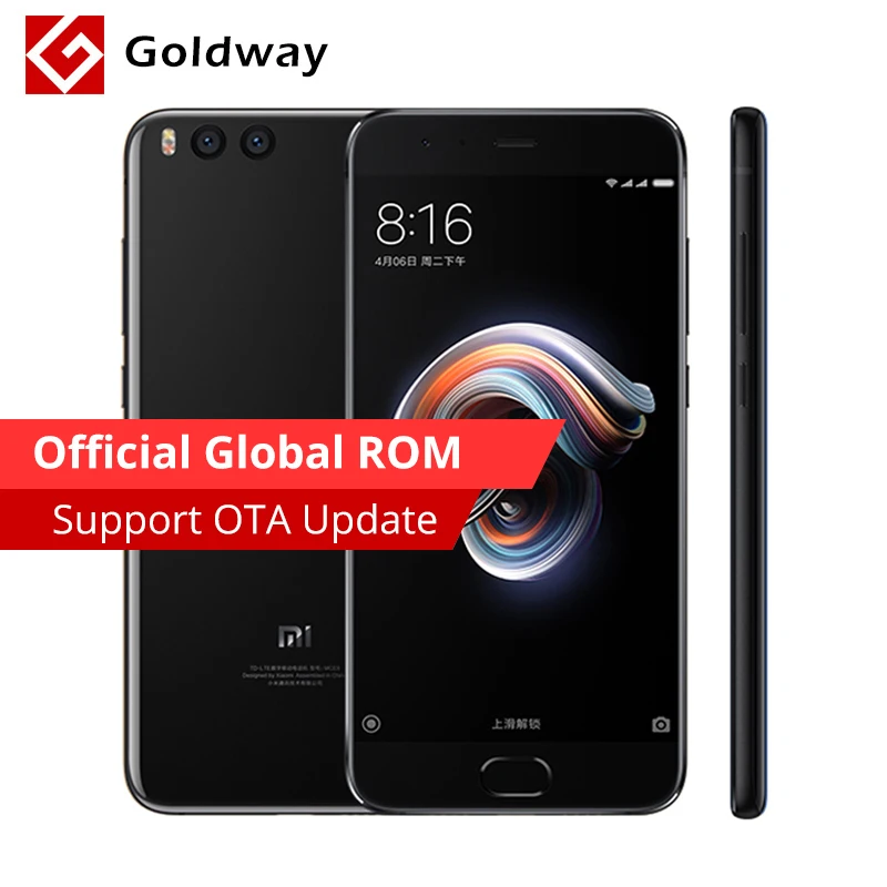  Xiaomi Mi Note 3 5.5 Inch Face Unlock 6GB RAM 128GB ROM Snapdragon 660 Octa Core 4G Smartphone with NFC