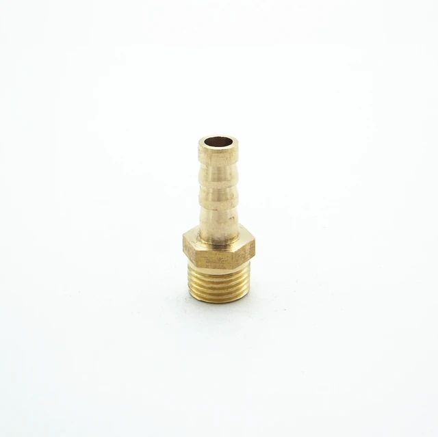 13mm Hose Barb x M16*1.5mm Male Metric Thread Brass Barbed Pipe Fitting