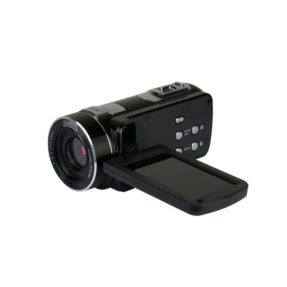 Цифровая видеокамера, портативная, Full HD, ночное видение, 3,0 дюймов, 24MP, ЖК-экран, 18X зум, видеокамера Mini DV 1920x1080, Прямая поставка