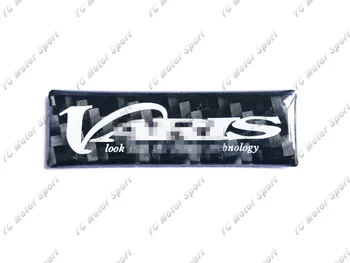

4.9X1.5CM Carbon Fiber VS Emblem Logo Car Sticker Badge Decal with 3M Glue 5pcs For All Model Car-styling