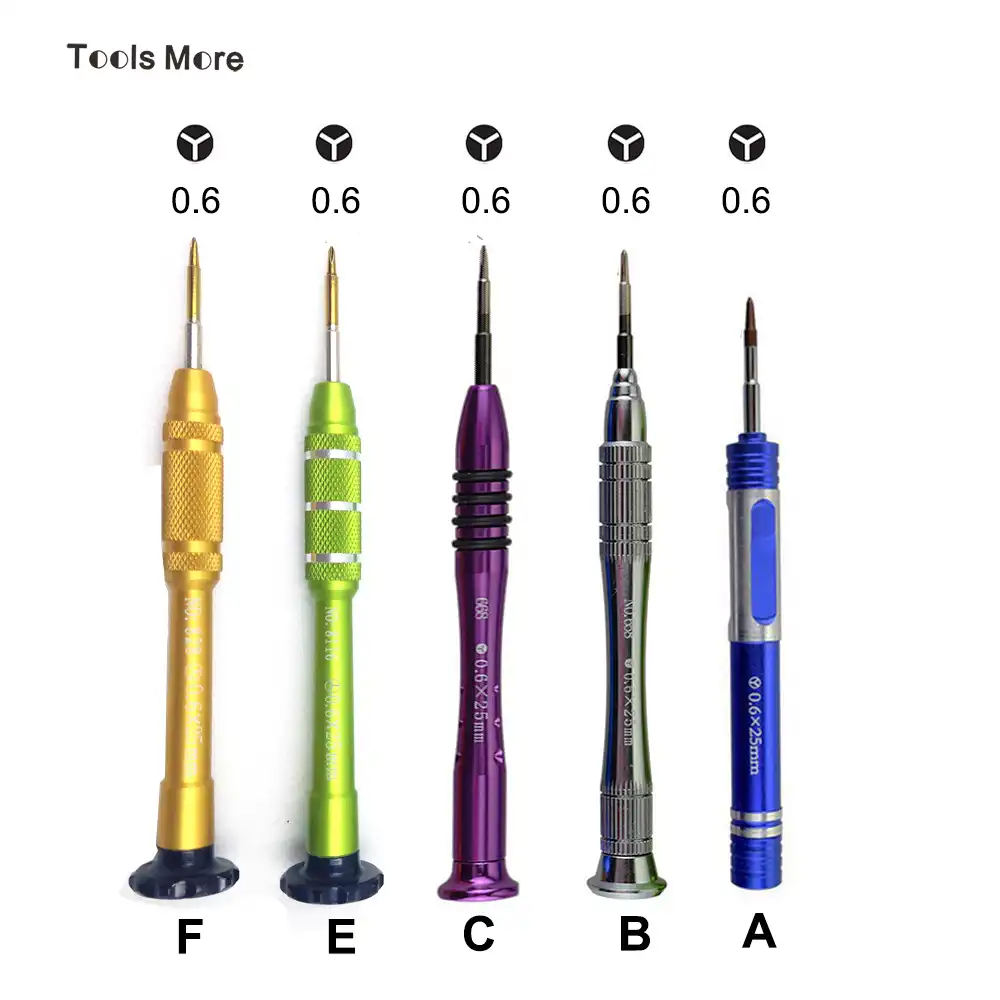 CR V Screwdriver Bit Set Pentalobe P2 P5 PH000 Hexagon Hex M2.5 SIM