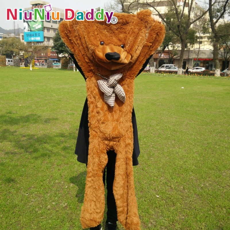 Niuniu Daddy 140cm/55 inch Semi-finished products teddy bear skin,Plush Bear Skin,Plush Toys 5 color can choose,Free Shipping