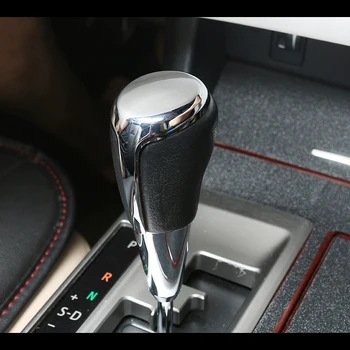 

For Toyota RAV4 2014 2015 2016 2017 2018 Gear Head Sequin Trim Newest ABS Chrome Matte Gear Shift Knob Sequin Cover 1piece