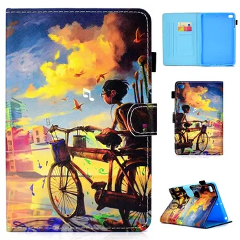 

Multi Pattern Painted Slim TPU Leather Tablet Case For iPad Mini 1 2 3 4 Smart Case Funda Painted Skin Shell with Card Slot Case
