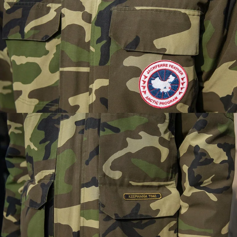 NO.1 DARA 2018 brand clothing jackets thick keep warm men is down jacket high quality fur collar hooded down jacket winter coat