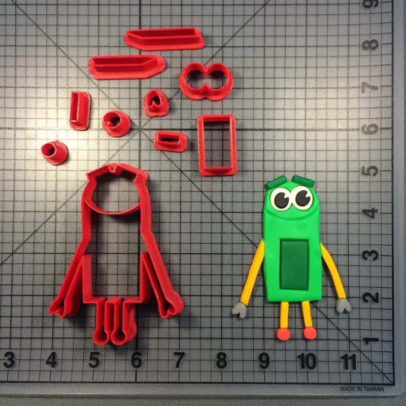 

Cartoon Character Storybots Series Cookie Cutter Set Custom Made 3D Printed Fondant Cupcake Cake Decorating Tools Confeitaria
