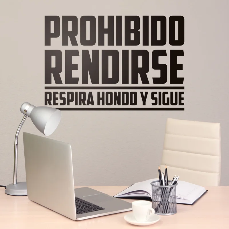stickers-muraux-prohibido-rendirse