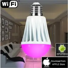 smart intelligent led lighting led wifi zigbee bulbs smartphone remote control