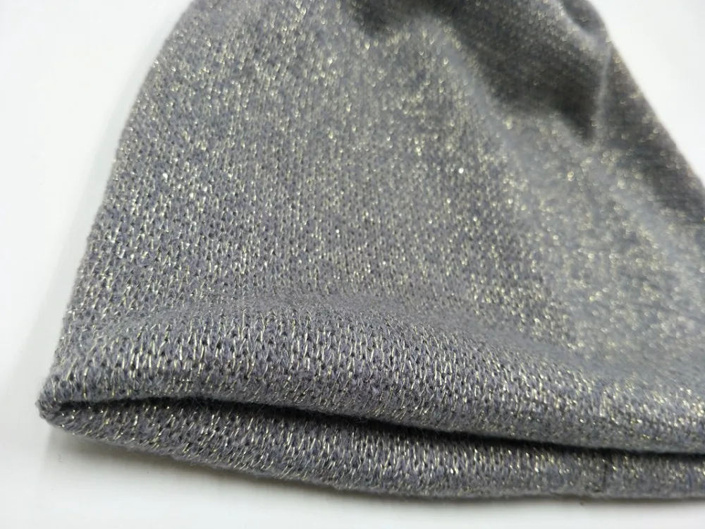 B17846 набор хорошо тянущиеся Модные осенние и зимние шапочки shimmer beanies украшения для волос шапки для женщин