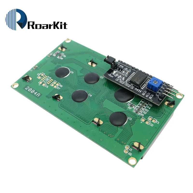 Модуль ЖКД синий/желто зеленый экран HD44780 IIC/I2C 2004 5V 20X4 ЖК плата обеспечивает файлы