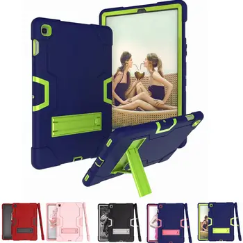 

Sleeve Case for Samsung Galaxy Tab S5E 10.5 2019 T720 T725 SM-T725 Tablet Hybrid Stand Silicone+PC Heavy Duty Shockproof Cover