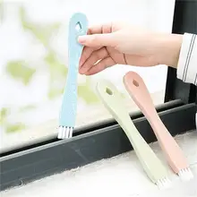 1 zestaw czyszczenie okien martwy narożnik rowek szczotka parapet okienny szczelina czyszczenie połączenie mały pędzel kuchnia łazienka miotła narzędzie