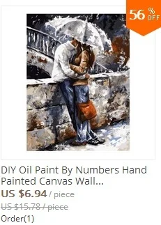 BAISITE Безрамные Картины DIY живопись по номерам ручная роспись маслом на холсте настенные картины украшение дома H115