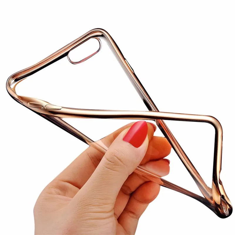 

6 S 6S TPU Silicone Case For iPhone6 Coque Hybrid Cover Luxury Soft Clear Phone Cases For iPhone 6 6S 4.7inch Case