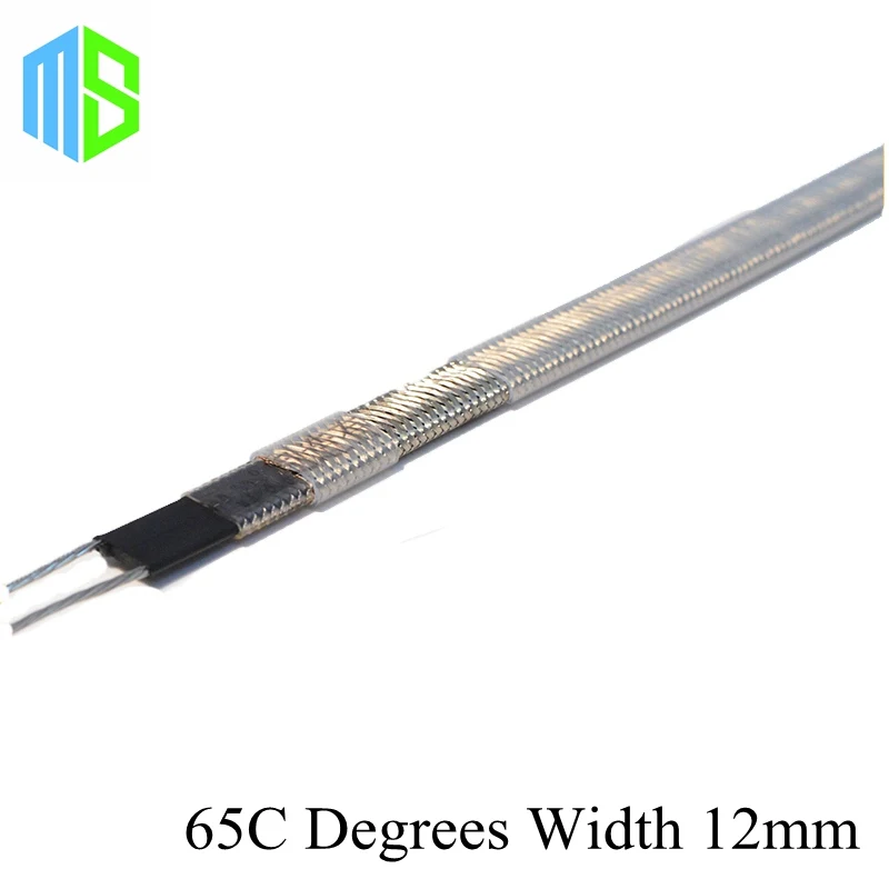 

230V 12mm 65C Anti-freeze frost protection self regulating heating cable electric copper wire heater cable for water pipe/roof