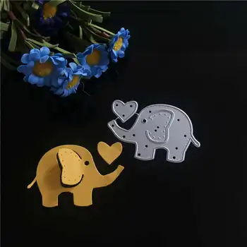 

Animal Elephant Metal Steel Cutting Dies for DIY Paper Craft Embossing Scrapbook Creative Album Greeting Cards Stamps Dies