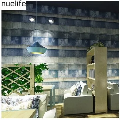 

Wooden Pattern Wallpaper Vintage Nostalgic Tea Shop Casual Bar Restaurant Internet Cafe Shop Decorative Wallpaper