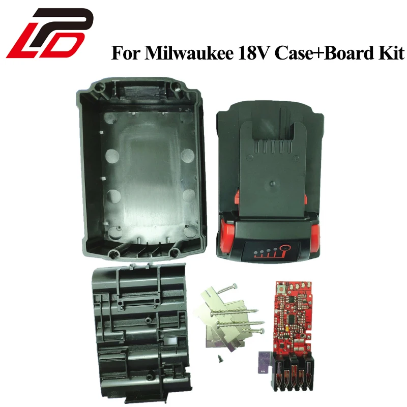 

Li-ion Battery Plastic Case M18 Shell Charging Protection Circuit Board For Milwaukee 18V M18 48-11-1815 3Ah 4Ah 5Ah PCB Board