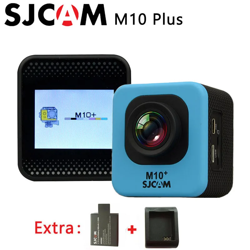 

Original SJCAM M10+ M10 Plus 2K Resolution Novatek NTK96660 WiFi Waterproof 1080P Sport Action Camera+Extra 1pcs battery+charger