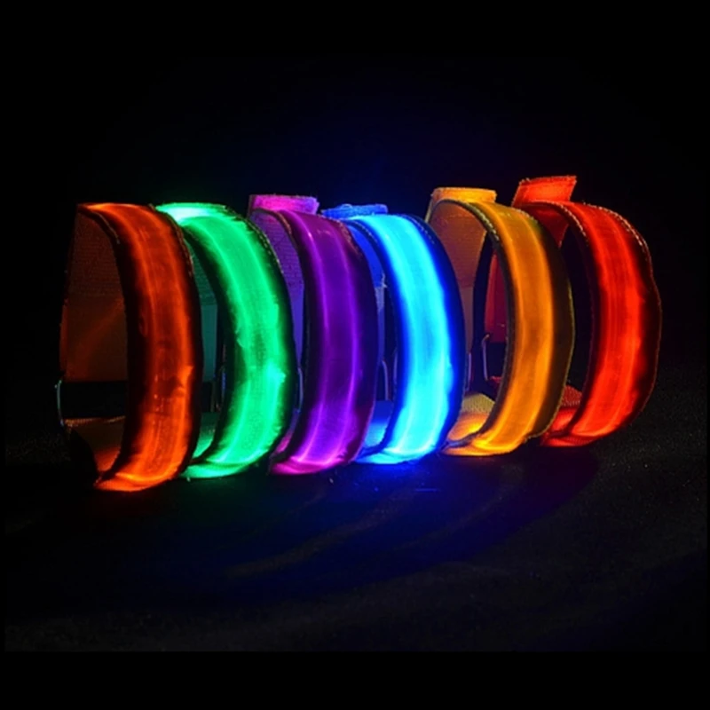 Perfect 2019 Outdoor Sports Night Running Light Safety Jogging Led Arm Leg Warning Wristband Cycling Bike Bicycle Party Luces Bicicleta 1 Perfect 2019 Outdoor Sports Night Running Light Safety Jogging Led Arm Leg Warning Wristband Cycling Bike Bicycle Party Luces Bicicleta 1