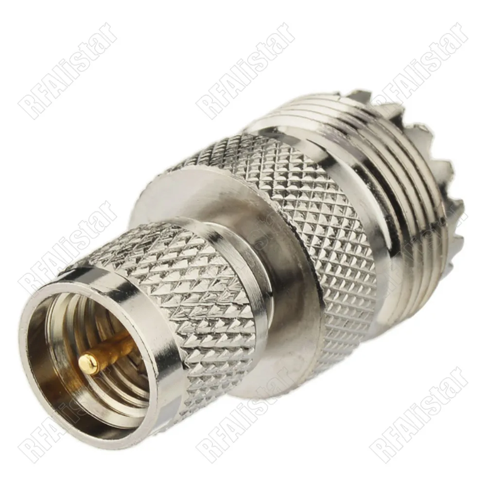 10 шт. радиочастотный адаптер Mini UHF MiniUHF Male к Female PL259 Kenwood Антенна для Motorola |